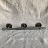 Metal wall coat rack