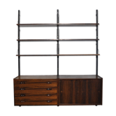 Wall unit by Preben Sørensen for Randers Møbelfabrik, 1960