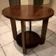 Art Deco style oak side table