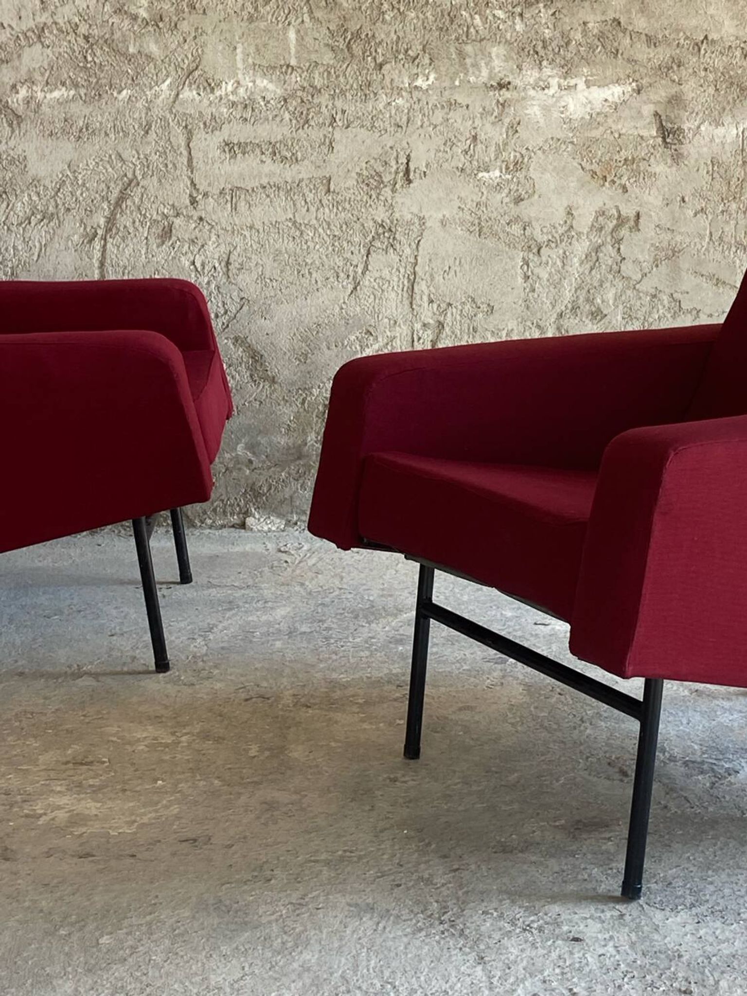 Paire de fauteuils  Airborne, Pierre Guariche 1950