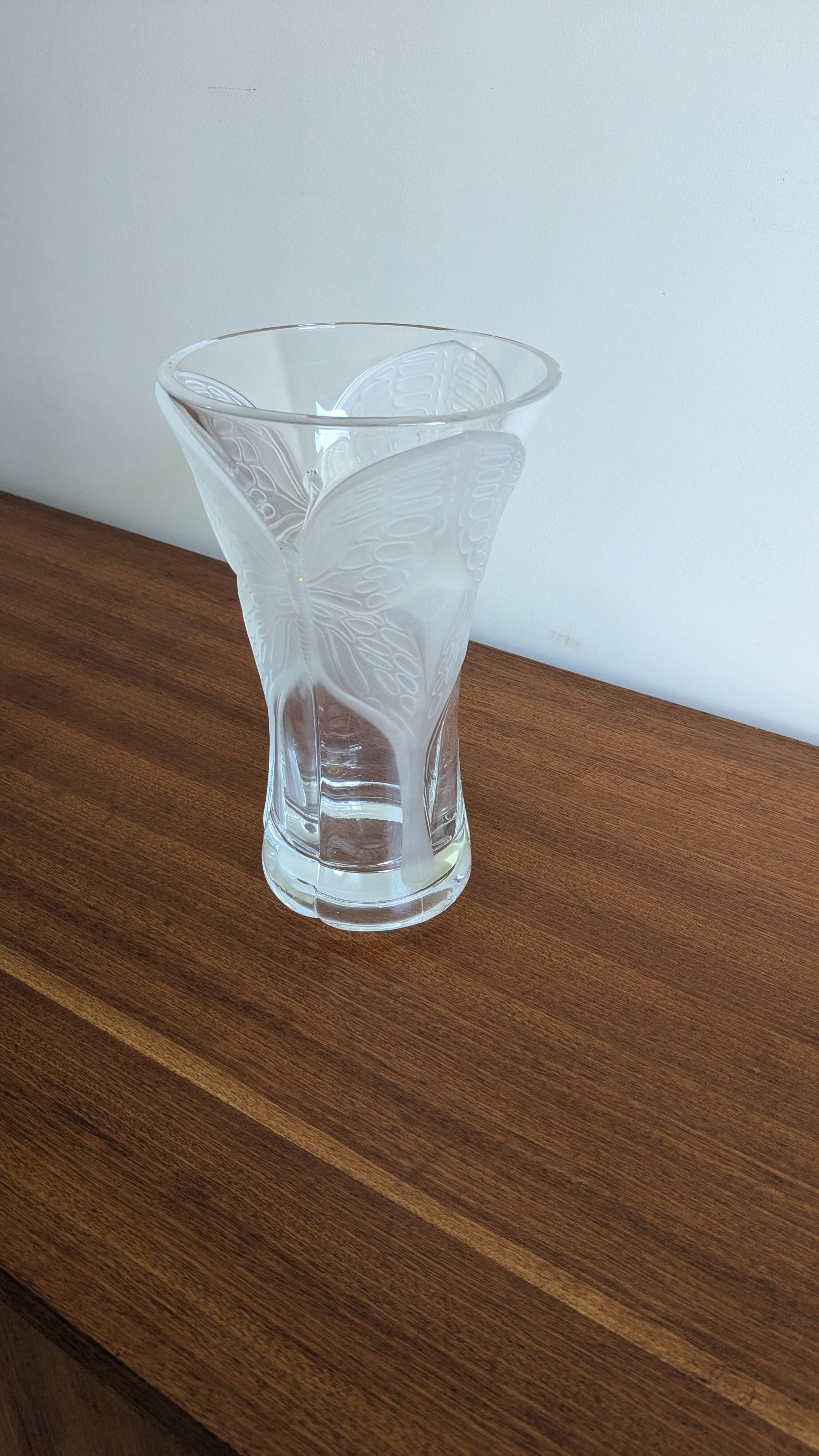 Art Deco vase in Arques crystal