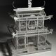 Asian style birdcage wood