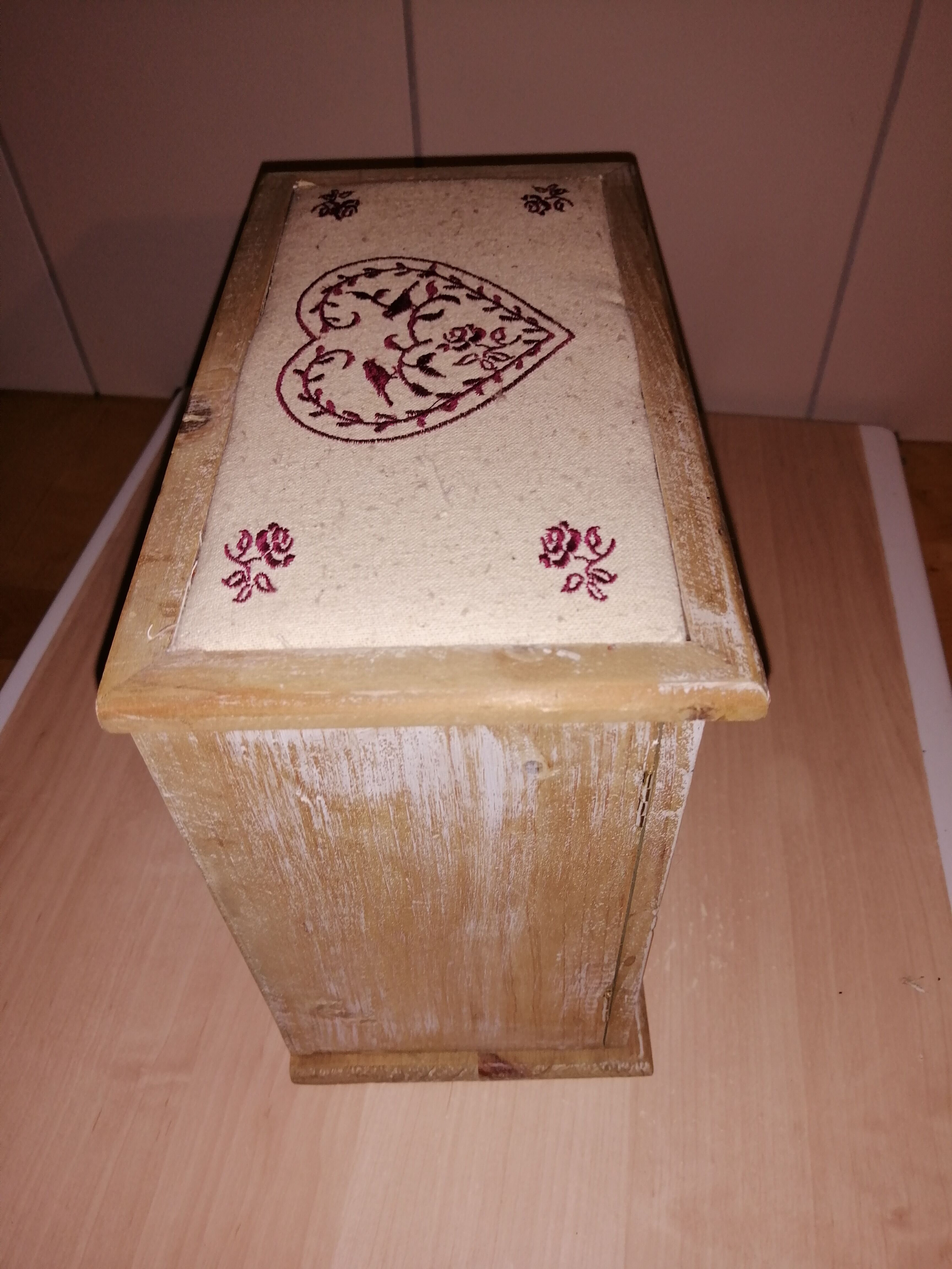Wooden egg box