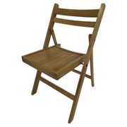 Set of four vintage wooden folding chair minimalism design 60s