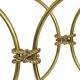Bronze and gilded brass rolling bar attributed to Maison Bagues.