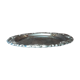 Silver-coloured metal plate