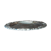 Silver-coloured metal plate