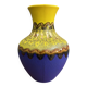 Yellow and Blue vase by Carstens Tönnieshof 1960s WGP