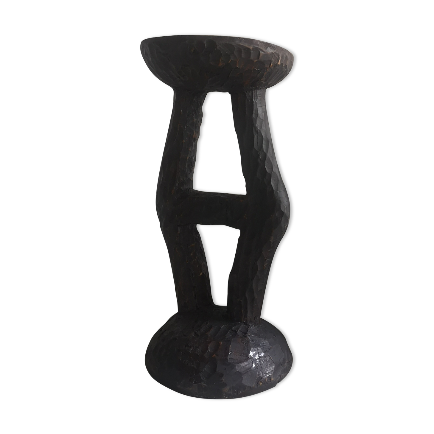 Handcrafted wooden side table