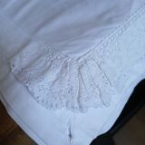 Antique embroidered duvet cover