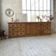 XXL solid oak counter sideboard