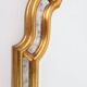 French gilt Louis Philip style mirror decorated with smoked mirror glass