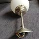 Chandelier suspension lamp Art Deco modernist globe opaline bar bistro