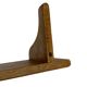 Vintage oak wall rack book shelf 1970s wood minimalist design