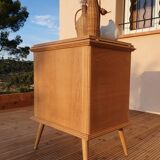 Vintage sideboard with compass feet