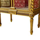 Louis XVI Style Gilded Wood Display Case