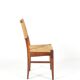 Audoux & Minet - Set of 4 vintage oak and rope chairs, circa 1950