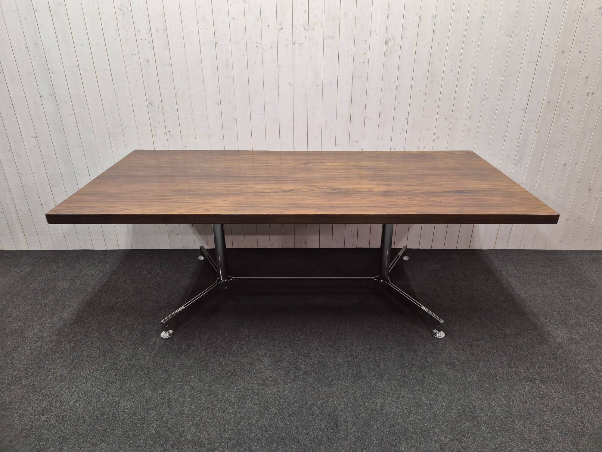 Vintage rosewood meeting table