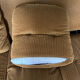 3-seater velvet sofa bed