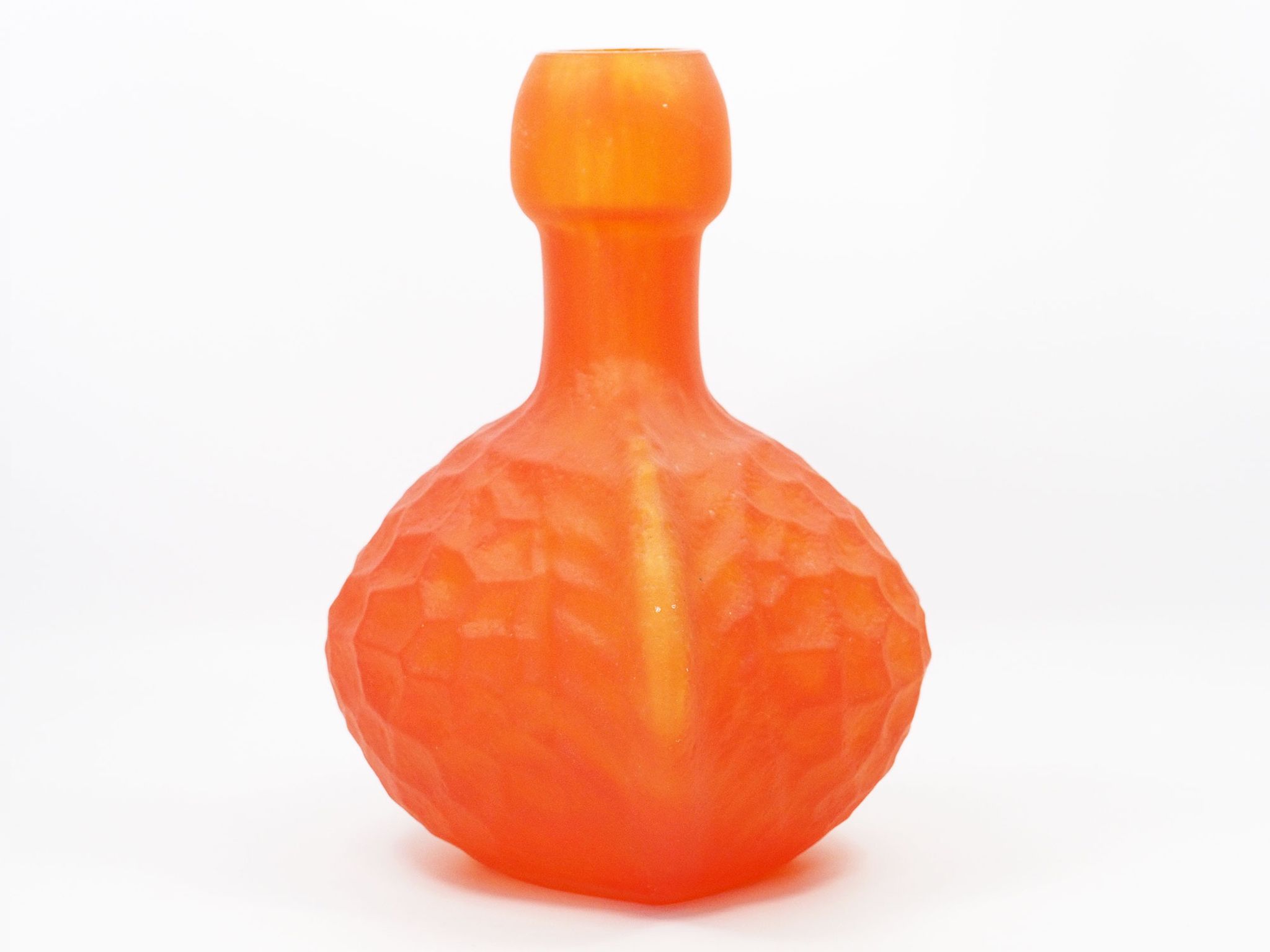 French Art Nouveau Vase in Glass Paw - 1900s