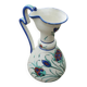 Antique Italian ceramic jug with floral decoration