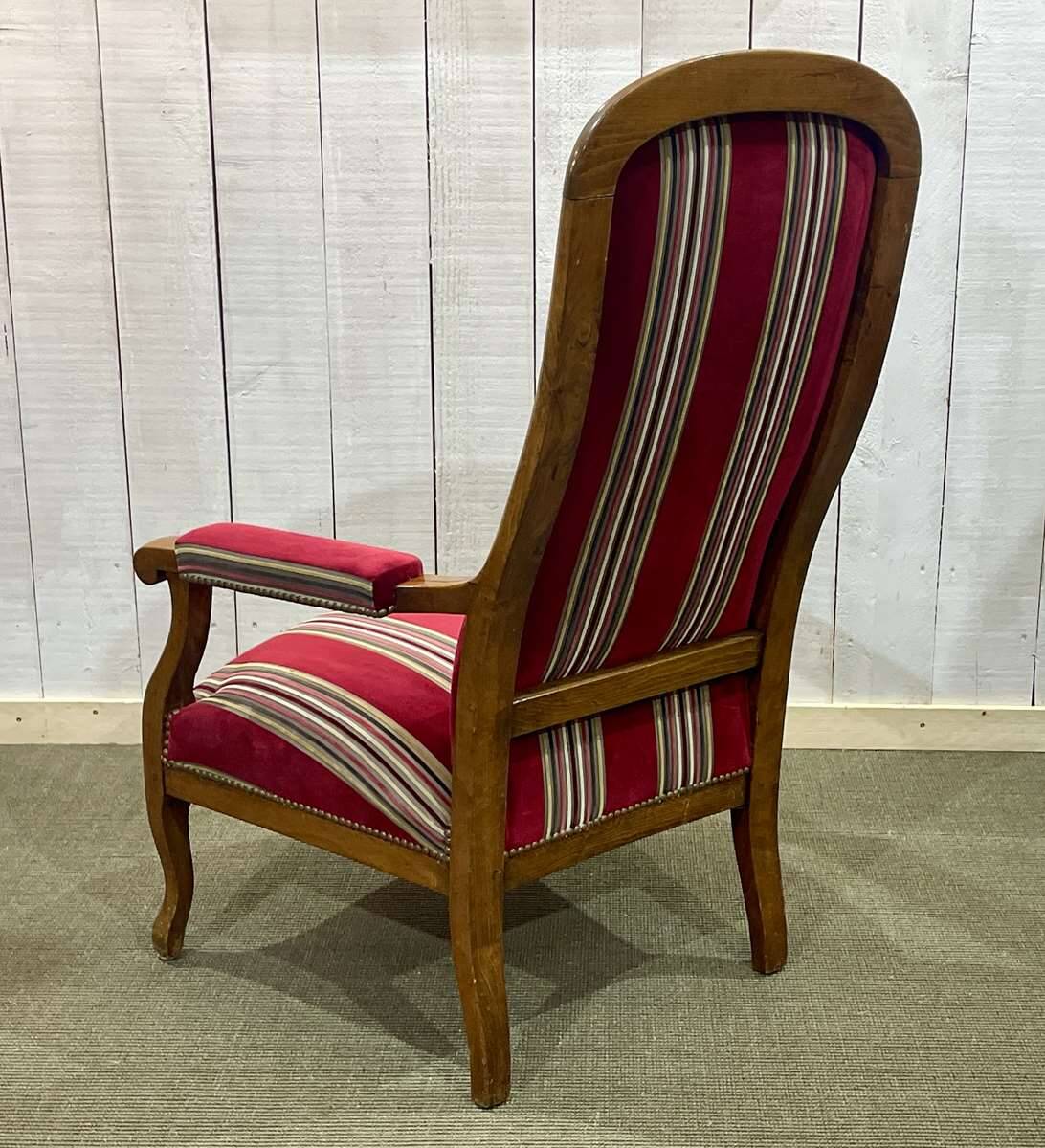 Late 19th century Voltaire armchair in beech