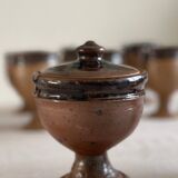 Service en grès pyrité émaillé Pierre Digan