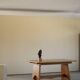Mid-century brutalist dining table, made of oak, Danish craftsmanship, 1950s.