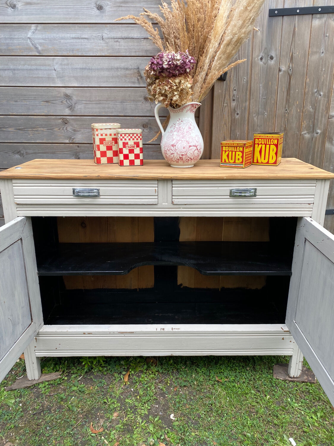 Parisian sideboard vintage counter 133cm