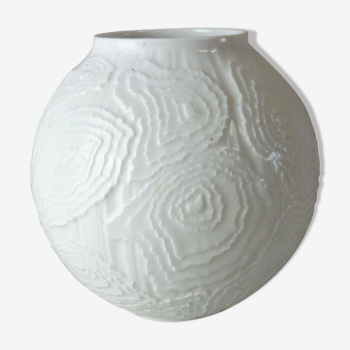 Ancien vase boule en céramique, Ak Kaiser