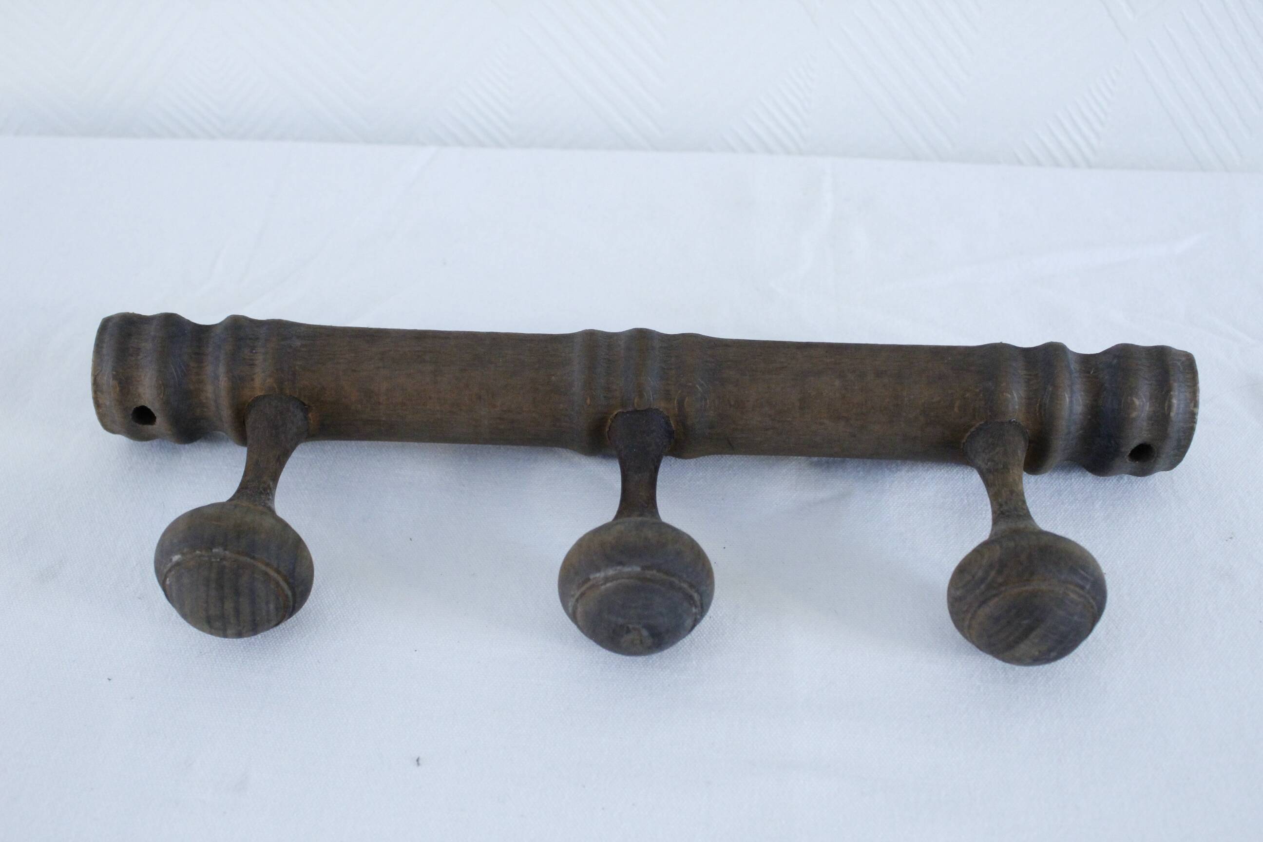 Vintage wooden coat rack