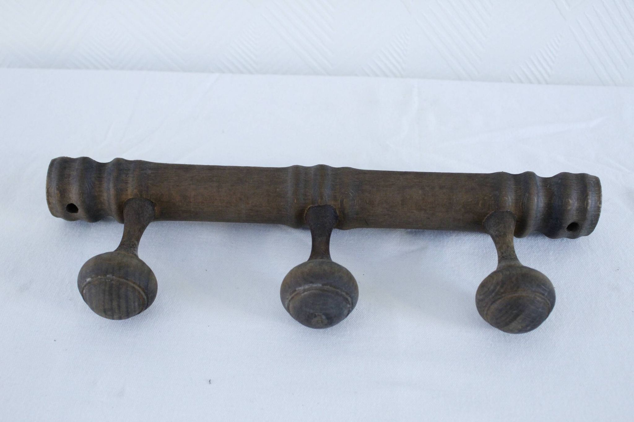 Vintage wooden coat rack