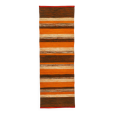 Tapis de galerie scandinave moderne du milieu du siècle, 234 cm x 80 cm (92 x 31 pouces).