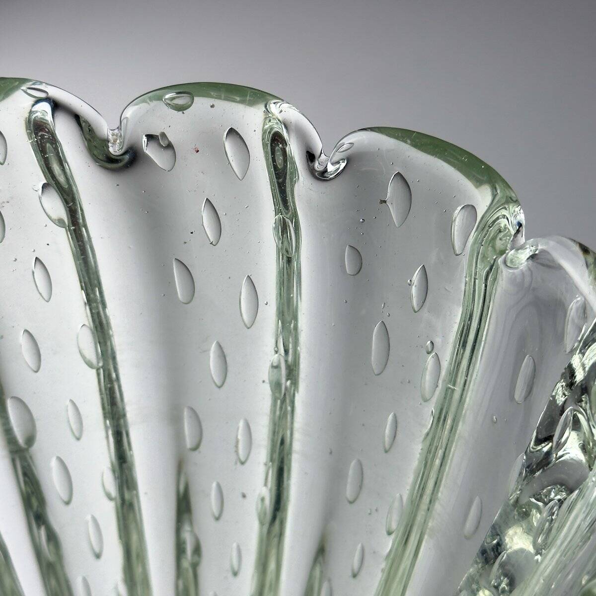 Vintage Murano glass vase by Barovier & Toso, Italy 1930-40s