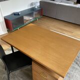 Renovated vintage desk with 2 drawers