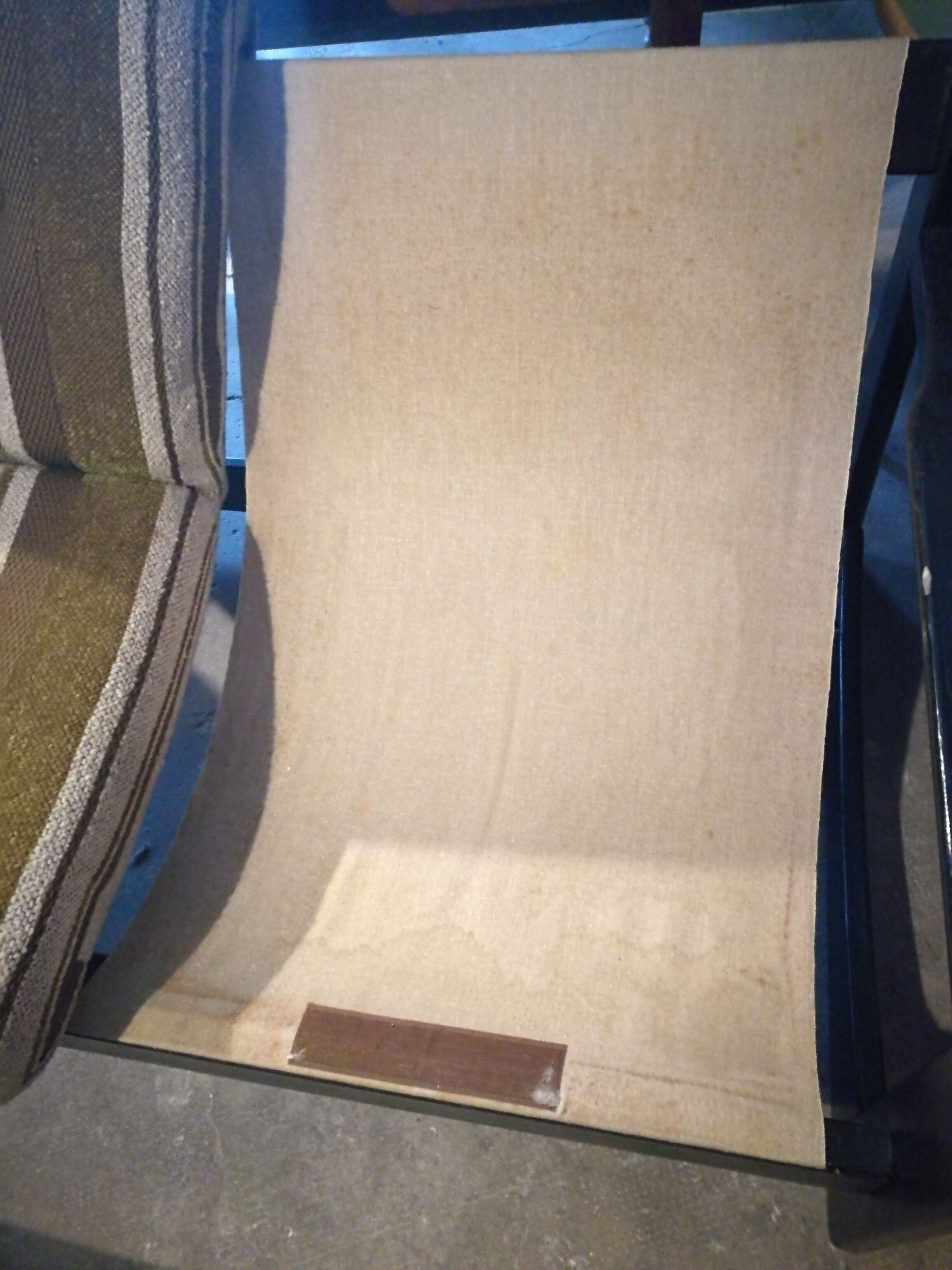 3-seater vintage velvet sofa 1970/1980