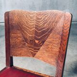 Art Deco Dining Chair Set, Belgium, 1920s, Set of 4