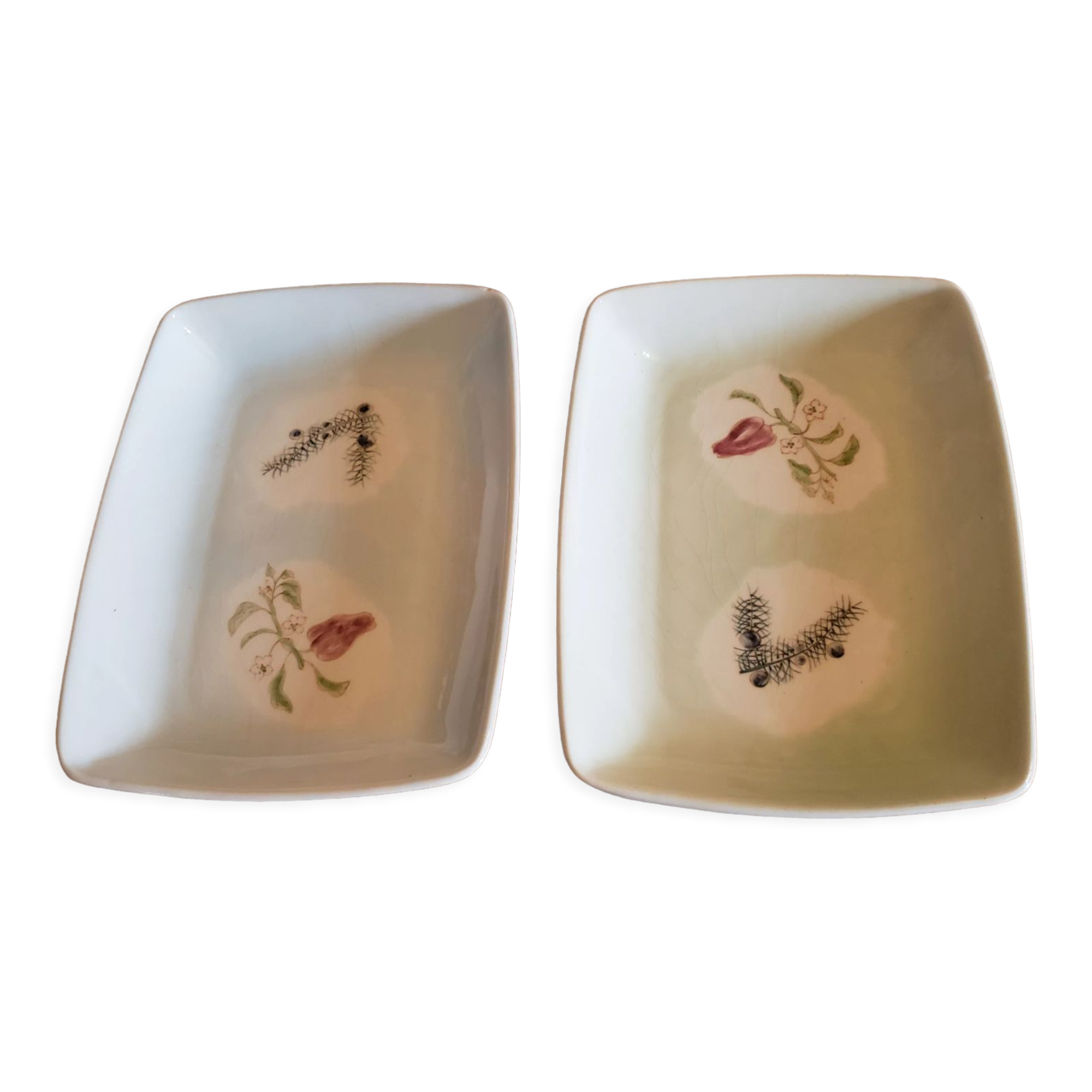 2 rectangular hollow dishes Bavaria