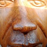 Carved wood