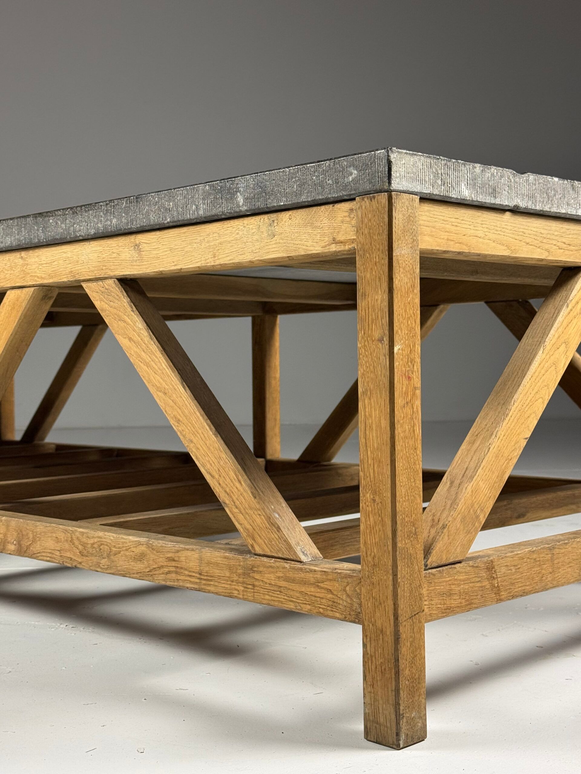 Vintage bluestone coffee table