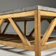 Vintage bluestone coffee table