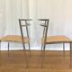 4 Cosmos Chairs, ERIC RAFFY for SOCA, 80s design