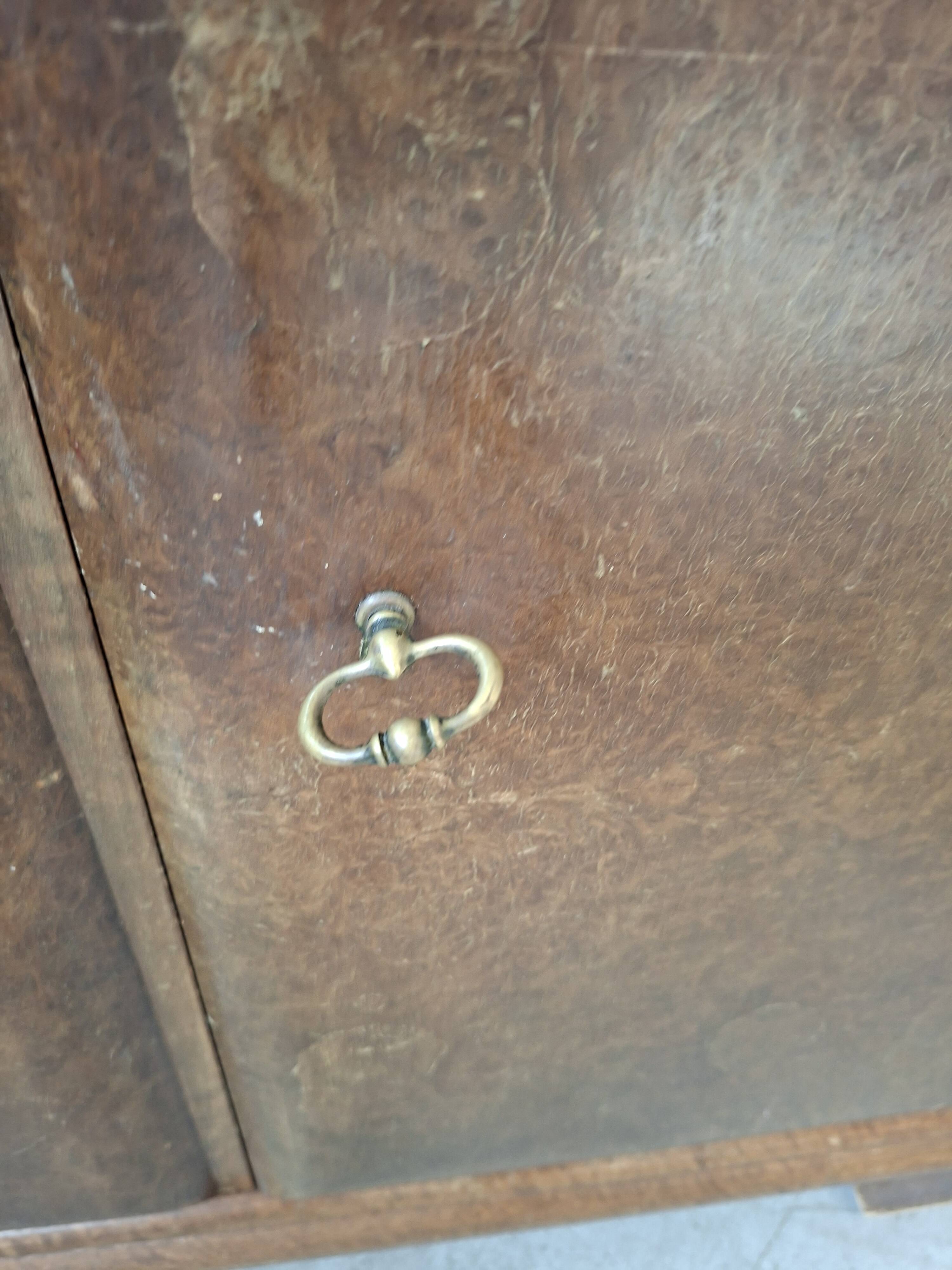 Vetrina Vintage Anni '40/'50 in Radica – Design Italiano Mid-Century