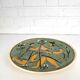 Large decorative ceramic plate by Karl Niemann, Kähler, Denmark, 1954