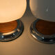 Ensemble de deux lampes de table art déco années 1930