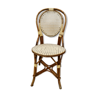 Rattan bistro chair 1970