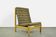 🟡 Vintage oak lounge chair with wool upholstery / Denmark 1960s