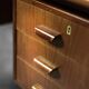 Mid-Century Danish Scandinavian Modern Teak Bilateral Desk with Drawers, 1960s