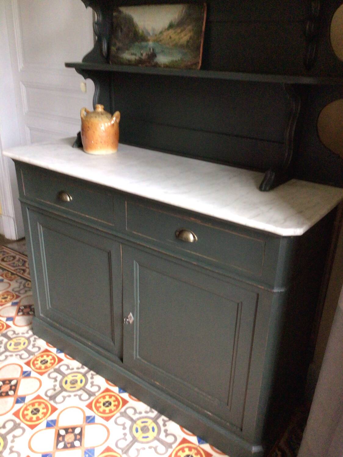 Saint hubert english green buffet