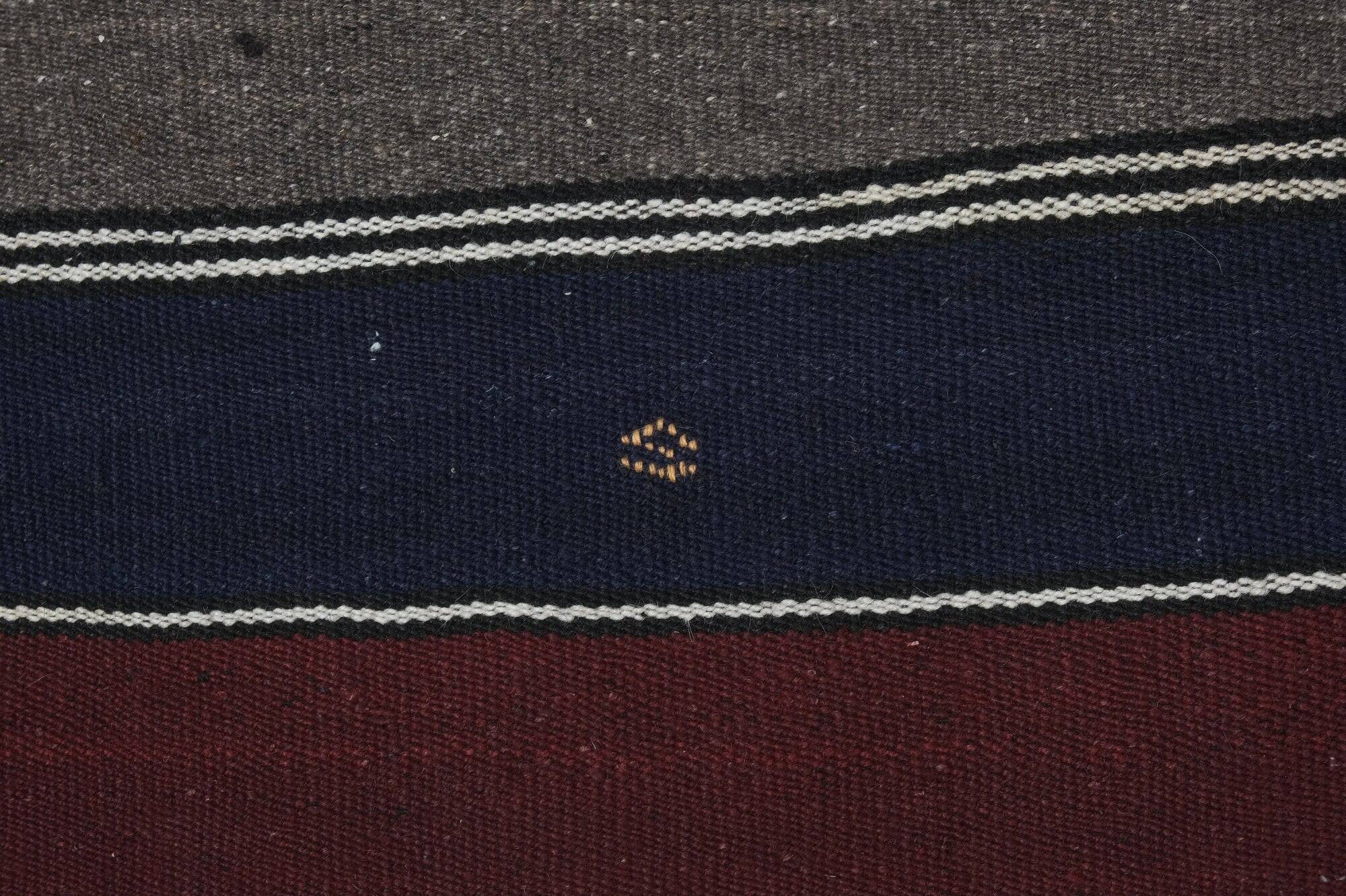 Vintage Turkish kilim, handwoven, 172x358 cm.